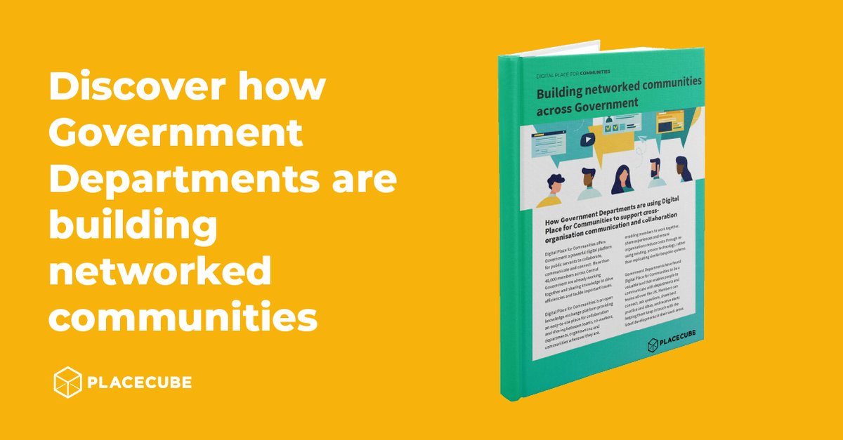 In our fast-paced digital world, building connections is vital. Government departments are embracing networked communities. Discover how they are making a difference in our free resource: blog.placecube.com/blog/building-…

#GovernmentInnovation #NetworkedCommunities #PublicSector