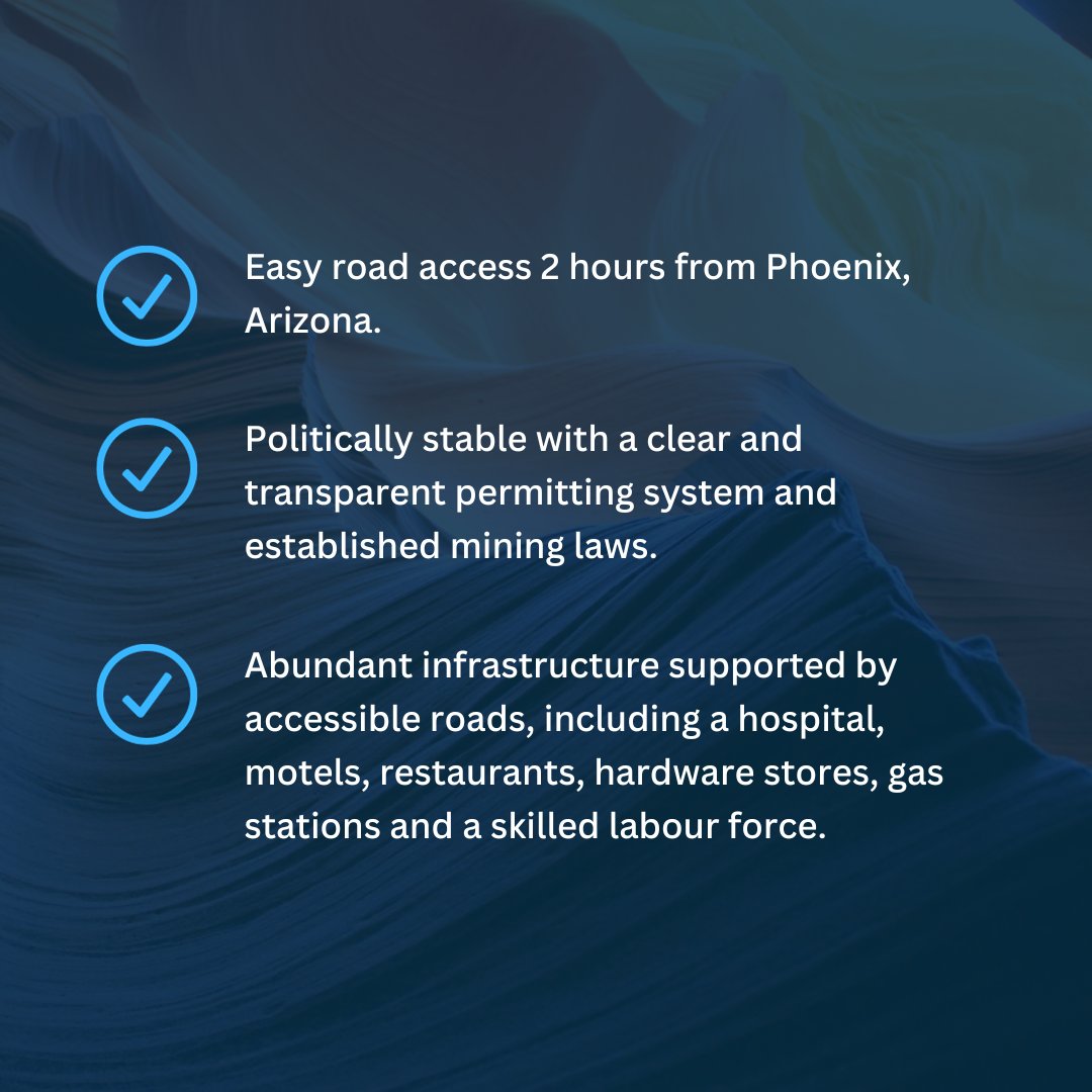 Arizona: the perfect home for innovation! Hertz Lithium's Lucky Mica Property is thriving here thanks to Arizona's top-tier rankings, easy access, political stability, and robust infrastructure.

Join us in powering the future! #HZ #HZLIF #lithium #ArizonaInnovation