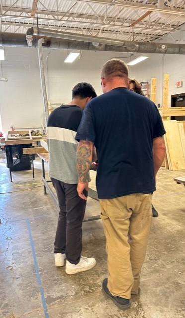 CATEC (@catechs) on Twitter photo Carpentry 1 students got to put their skills to use today in the lab. Mr. Morris helps them measure, find angles, use hand and power tools, and practice safety procedures to build a cornhole board. <a href="/CvilleSchools/">Charlottesville City Schools</a> <a href="/k12albemarle/">AlbemarleCountySchls</a> <a href="/cvilleschools/">Charlottesville City Schools</a> @albemarlecountypublicschools. Carpentry 1 students got to put their skills to use today in the lab. Mr. Morris helps them measure, find angles, use hand and power tools, and practice safety procedures to build a cornhole board. <a href="/CvilleSchools/">Charlottesville City Schools</a> <a href="/k12albemarle/">AlbemarleCountySchls</a> <a href="/cvilleschools/">Charlottesville City Schools</a> @albemarlecountypublicschools.