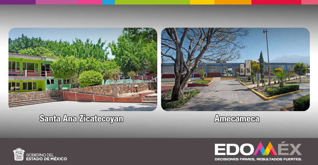 Hoy es el Aniversario de las Escuelas Normales de #Amecameca y #SantaAnaZicatecoyan, mi felicitación a estas instituciones formadoras de profesionistas de la educación.