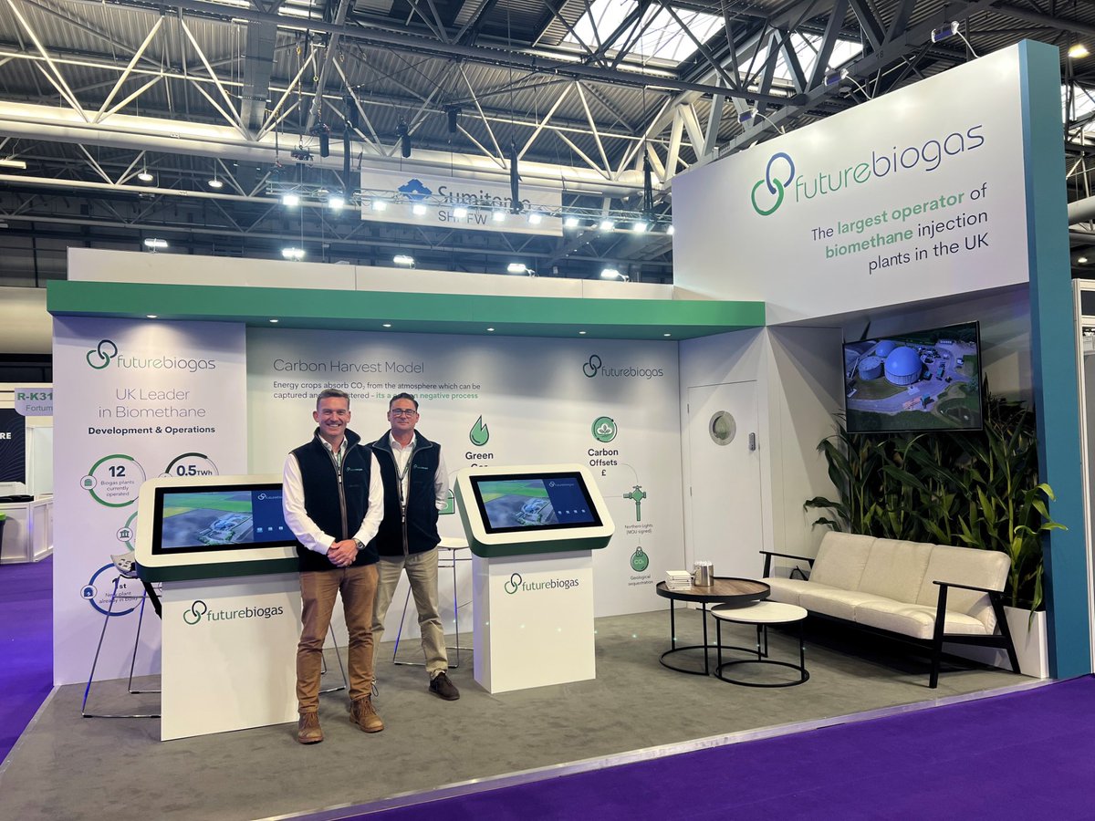 FutureBiogas's tweet photo. A great first day at @EFDExpo. Thank you to everyone who visited the stand and listed to our talk.

Excited for day two. Come and find us at stand R-K312

#EFD23 https://t.co/hNOZr5Mabu