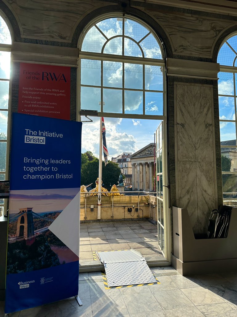 The sun is shining to welcome our @BW_Initiative Members to the @RWABristol ✨ 

We’ll be focusing on the @TempleQuarter project and hearing from @AlisonBevanRWA, @Richbonner, @BristolCouncil, @WestofEnglandCA, @BristolUni and @networkrail 👋🏻