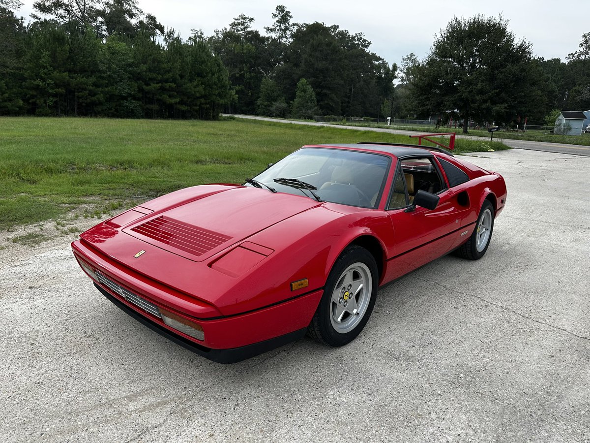 CorvetteSalvage's tweet photo. Well……every once in a while an old Ferrari can get put in the mix of the hundreds of Corvettes in our salvage yard. We would make Magnum PI proud for sure! https://t.co/OPDTdQR1fW
