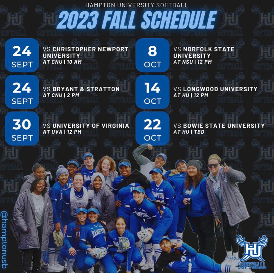 Hampton Pirates Softball tweet media