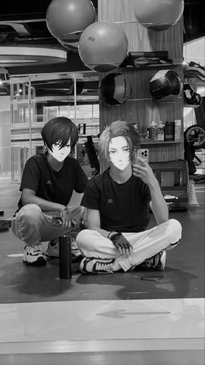 SNR21Rin's tweet photo. @SNR16Miyano Apa sih 😁✋gym gas gak? https://t.co/BpTEkERmiC