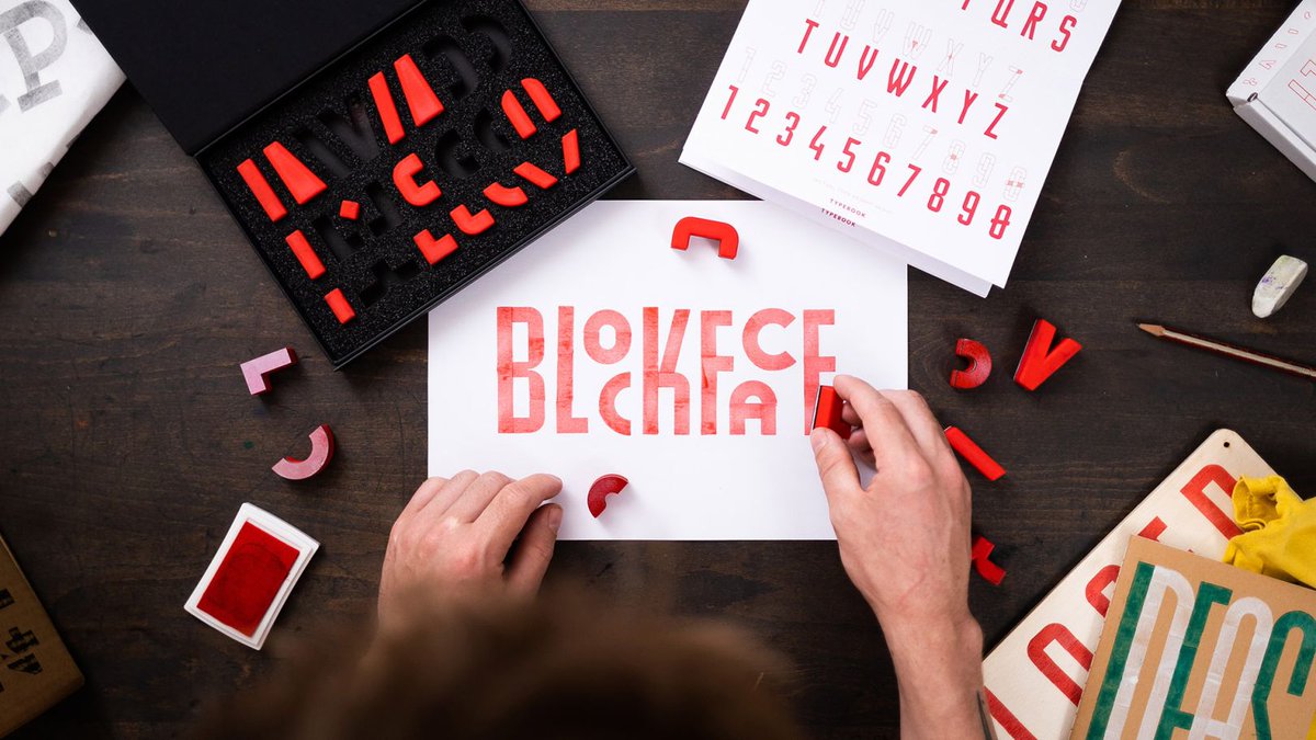 CastleFraming's tweet photo. In an Open-Source Stamp Kit, ‘BlockFace’ Gets Tactile With Type https://t.co/FipyNxETgm https://t.co/bVXme3VCgr