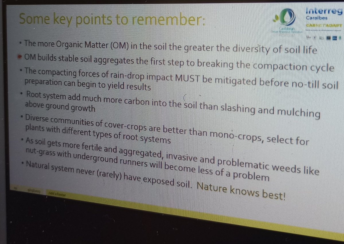 iMake_itLookEz's tweet photo. Final thoughts by Damian Adjodha of St. Lucia at the Caribbean Climate Responsive Agriculture Forum's Natural Approaches to Crop Protection and Soil Conservation 👏🏼👏🏼👏🏼 https://t.co/whSVuskWJN