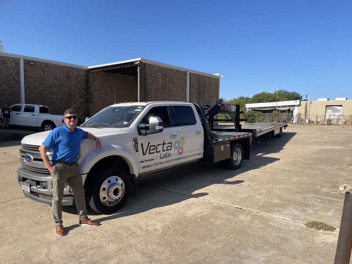 Vecta_Labs's tweet photo. A sneak peek of what you will see in #LasVegas. @BenCardwellNC and team will be there to give you a personal tour of @Vecta_Labs mobile test chamber. The truck is waiting to be loaded and on the road to Vegas! #MWC23 https://t.co/6gLe8gAyUH