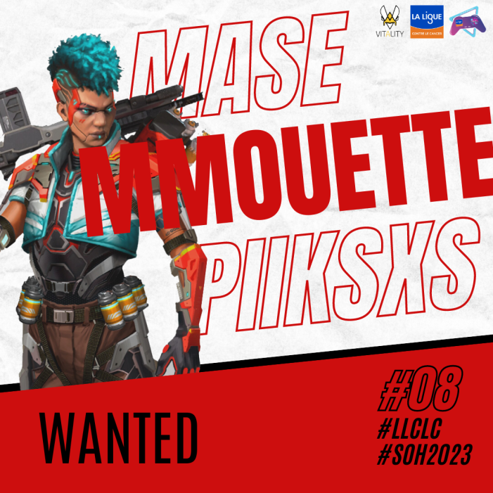 ELMAAX_'s tweet photo. Annonce 3/5
On continu la présentation des équipes qui seront présentes samedi soir pour le tournoi caritatif @squad_humanity au profit de @laliguecancer 2023 !
Rdv Samedi 16 Septembre à 20h !
#SoH2023 #LLCLC #Twitch #Caritatif #Vitality
@WanteD_TeamFR @Piiksxs https://t.co/lFMz6hRG9D