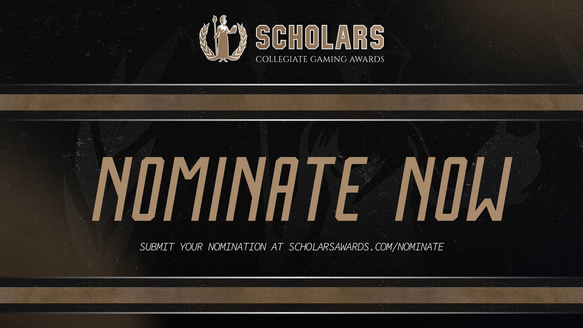 ScholarsAwards's tweet photo. Have you already submitted your nominations for the Scholars Awards?

There are only 2 days left. You have until Sept. 15th. 

📩 Nominate NOW: https://t.co/HGwIHvASvo

Scholars, Collegiate Awards 2023 - November 28th | Resorts World Las Vegas

#scholarsawards #collegiategaming https://t.co/148LmpD4fZ