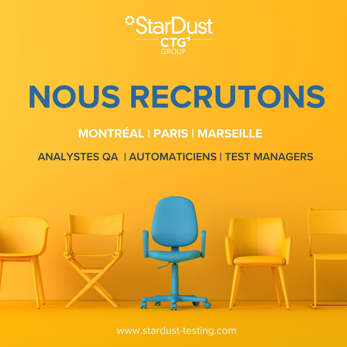 📣 Appel à tous les professionnels #QA ! 

Nous recrutons de nouveaux talents pour renforcer notre équipe de test en #France et au #Canada : hubs.ly/Q021lg3r0