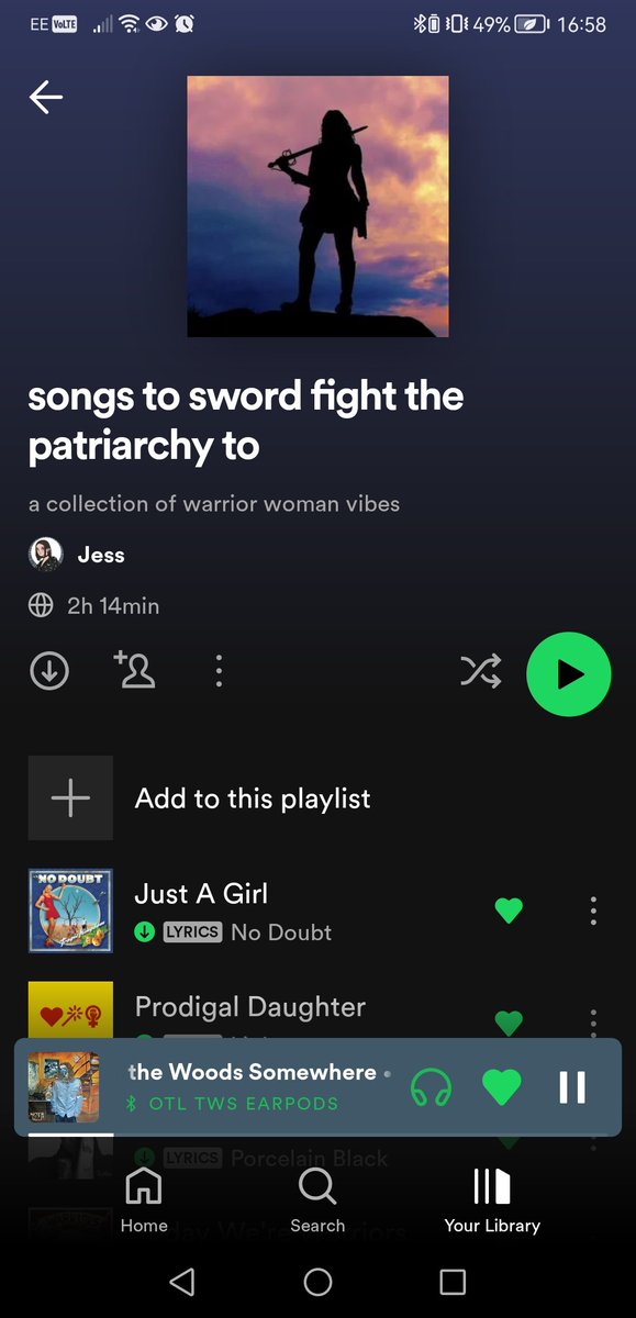 spiderjess_'s tweet photo. I am the best at naming spotify playlists https://t.co/nhdUKozfto