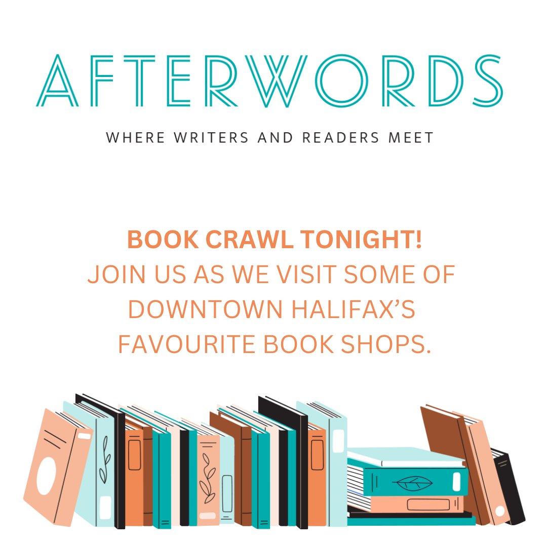 Join us tonight in downtown Halifax for our Book Crawl. Register for your free spot here: canadahelps.org/en/charities/a… Thanks to @benjamin_bridge for supplying delicious Piquette Zero refreshments en route!
