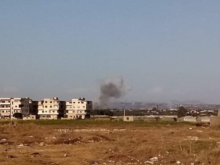 IbrahimDSY1's tweet image. Syrian air defenses intercepted several Israeli missiles over Tartous coming from international water, while some hit a military point between the Deir Al-Hajar villages and Al-Jammasa in Tartous countryside.
No casualties reported yet, waiting for official statement