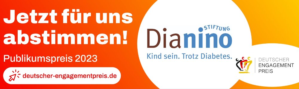 Wir sind für den Deutschen #Engagementpreis nominiert und im Rennen um den mit 10.000 Euro dotierten Publikumspreis. Stimmt jetzt für uns ab auf deutscher-engagementpreis.de/publikumspreis…!

Danke für Eure Stimme 💙

#diabetes