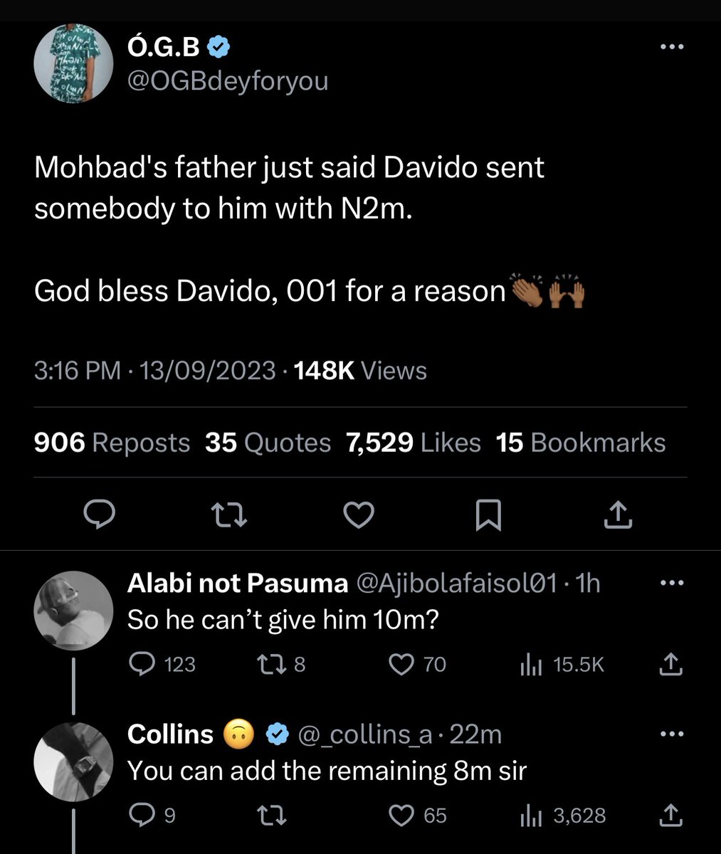 Someone freely gave 2m, another person who give zero kobo is suggesting. How these donkeys Dey use login sef?