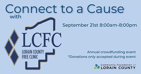 We're proud to participate in Connect to a Cause, a county-wide movement to increase philanthropy in Lorain County. Donate today at peoplewhocare.org.

#C2CLorainCounty #ConnectToACause #LorainCountyGives #PeopleWhoCare #CauseThatMatter