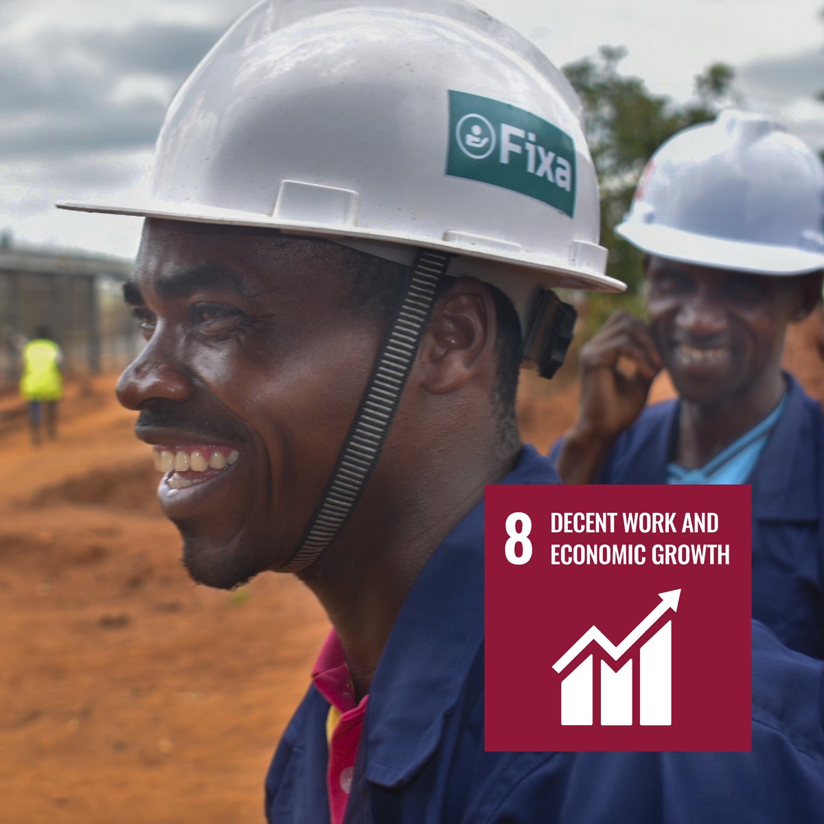 This initiative supports SDG 8, aiming for decent work for all.