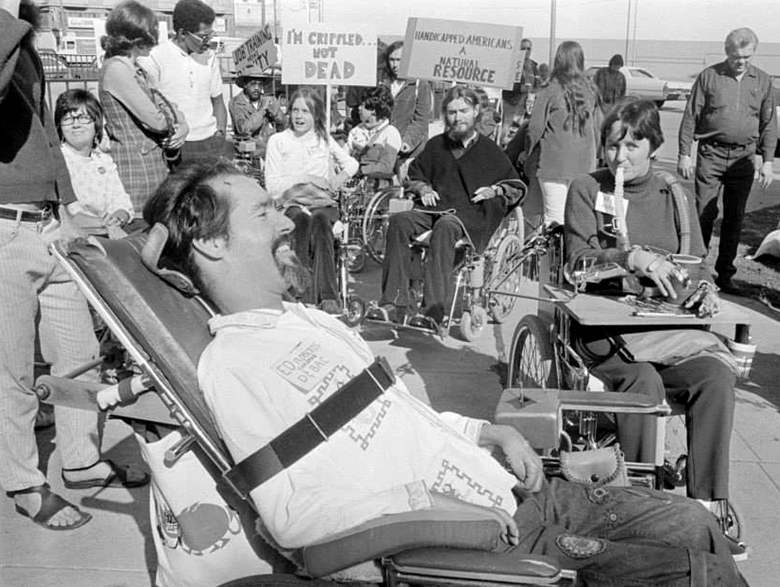 UCBerkeleyLib's tweet photo. 🚨 NEW EXHIBIT 🚨

A Camp, a Campus, and a Disability Revolution

Experience the disability rights movement, from a camp in New York to Cal’s campus and beyond

🎙️ Oral histories

📷 Photos

📰 News clippings

And more ‼️

📍 Brown Gallery, Doe Library

🔗 https://t.co/wnxmA9UTda https://t.co/j5vfH56qsu