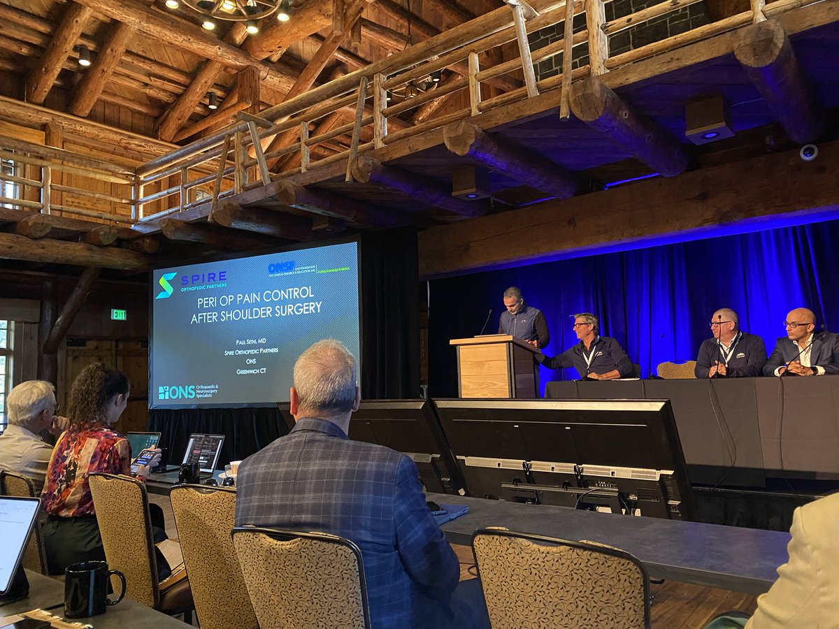 Avoid the opiates after shoulder surgery ! Pinnacle Shoulder Meeting.