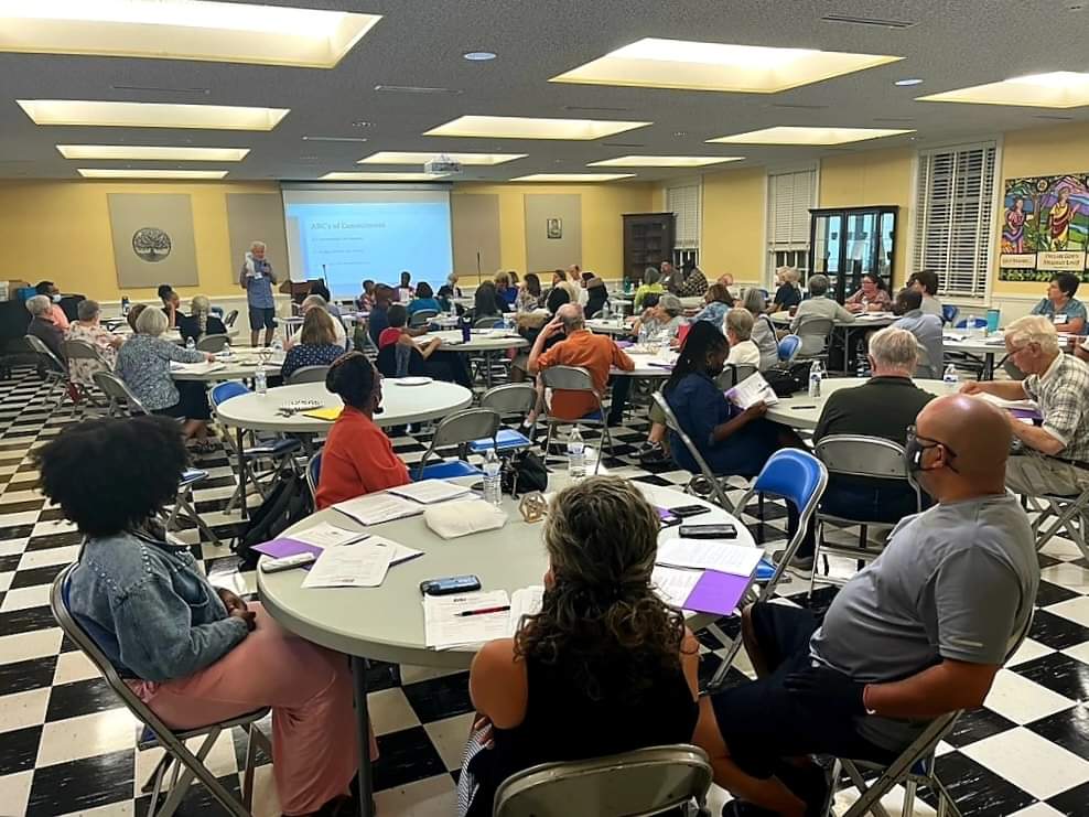 Our Listening Process Kickoff last night, hosted by First Presbyterian Church (RVA) was an exciting time of learning for our team leaders &amp; clergy who joined us! We are looking forward to our new justice season and house meetings which help us to surface community problems.