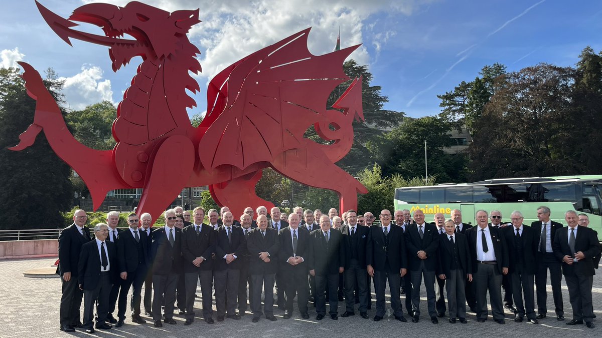 One final photograph at this <a href="/UGLE_GrandLodge/">United Grand Lodge of England</a> Quarterly Communication in Wales before we head back to Beautiful West Wales. 
In the words of a Scotsman in Wales. 
Haste ye back!