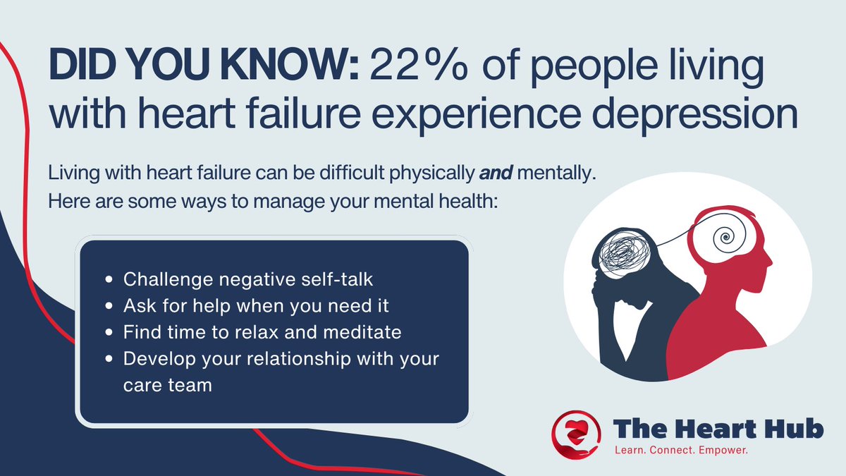 Living with #heartfailure can be difficult – physically AND mentally. Our patient education site The #HeartHub offers tips to manage your #mentalhealth, including pointers from Paula Henderson, who has been living with heart disease for the past 13 years: ourhearthub.ca/hello-my-name-….