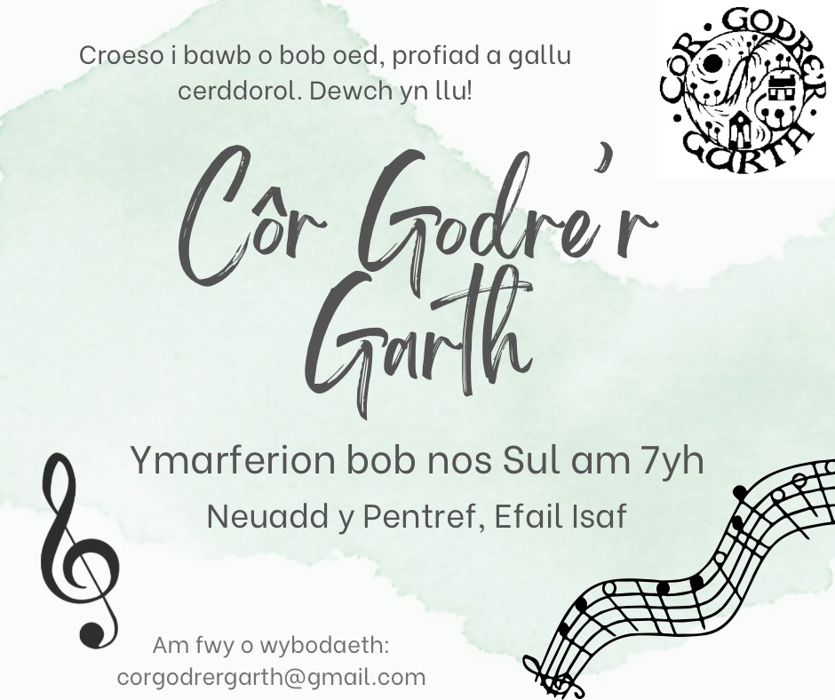 Cor Godre'r Garth tweet media