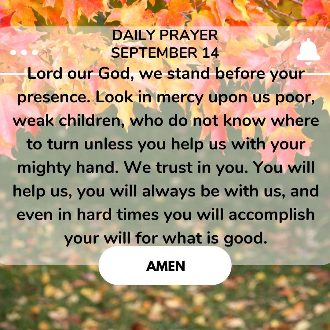 Daily Prayer #ChestertonAcademy #dailyPrayer #catholiced #classicaled #onlinelearning September 14/23