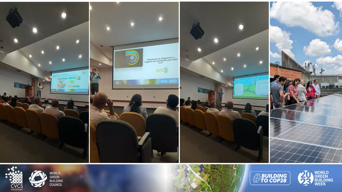 Agradecemos a la <a href="/Unimet/">Unimet</a>, la directiva de Fundamet y profesores que apoyaron la celebración del 1er evento de la World Green Building Week en Venezuela.

@WorldGBC #WGBW23 #ConstruyendoLaTransición #BuildingTheTransition