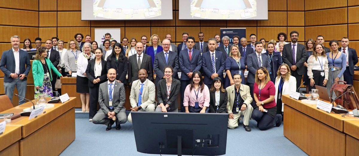 UNODC_UNTOC's tweet image. 🙏 to all participants of the #ConstructiveDialogue on #InternationalCooperation for the fruitful discussions on the practical implementation of Art. 27 of #UNTOC &amp;amp; inputs for stronger implementation of IC provisions of UNTOC.

#UNTOC_ReviewMechanism 👉 bit.ly/3PikljS