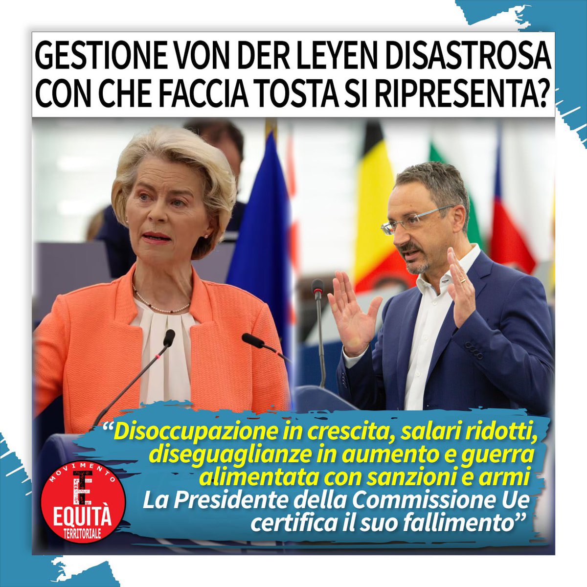 PediciniEu's tweet photo. Col #discorso sullo #StatoDellUnione la #presidente #VonderLeyen certifica il #fallimento della sua gestione burattina dell’#establishment e sulla quale ha gravato una scarsissima #trasparenza . Con che coraggio si ripropone alla guida della #CommissioneEu ? https://t.co/uwPNMps5iN