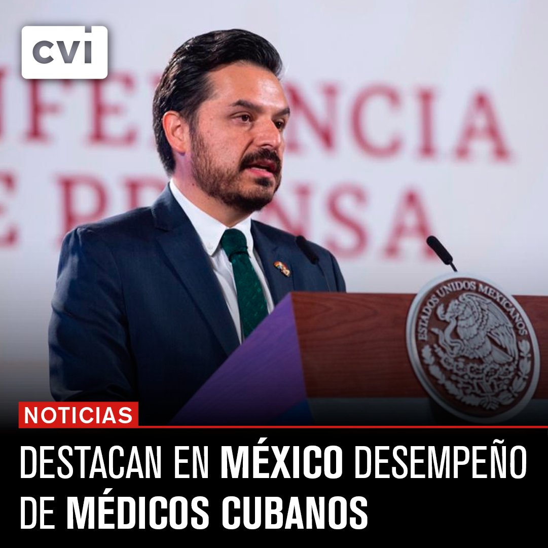 🇲🇽🧑‍⚕️El director del Instituto Mexicano de Seguridad Social (IMSS), Zoé Robledo hizo este martes, desde su país, una emotiva y alta valoración de los médicos cubanos a un año de su labor en la nación norteña.