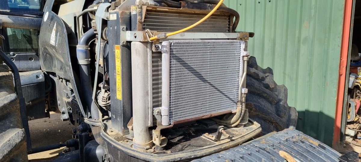 Condenser replaced, clutch gap &amp; compressor oil adjusted, and of course,  a new reciever drier. 
All part of the #airconditioning service on this <a href="/ValtraGlobal/">Valtra</a> T172.
📲 07551 908595
🌐 pinpointconsultants.co.uk 

<a href="/AMAAirCon/">AMA Air Conditioning</a> <a href="/appiontools/">Appion Inc</a> <a href="/TestoLimited/">Testo UK</a> <a href="/SamcoShrim/">Samco & Shrim Farmers</a> <a href="/FramFarmers/">Fram Farmers</a>