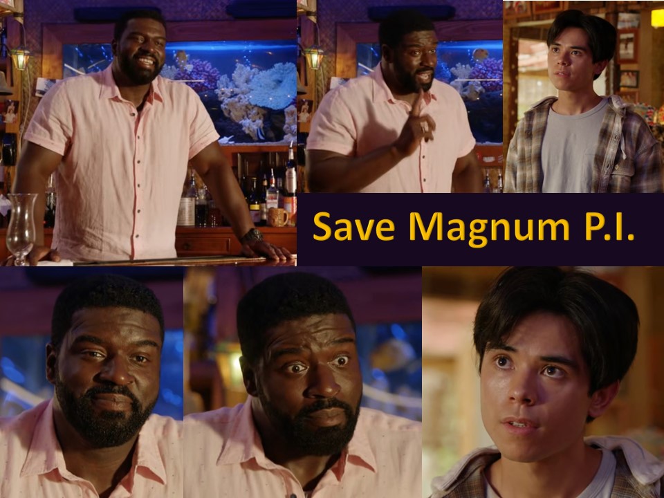 TC and Cade are so great together. @NBC  needs to #RenewMagnumPI for more seasons and more great moments with these two! Please #SaveMagnumPI! #MagnumPI