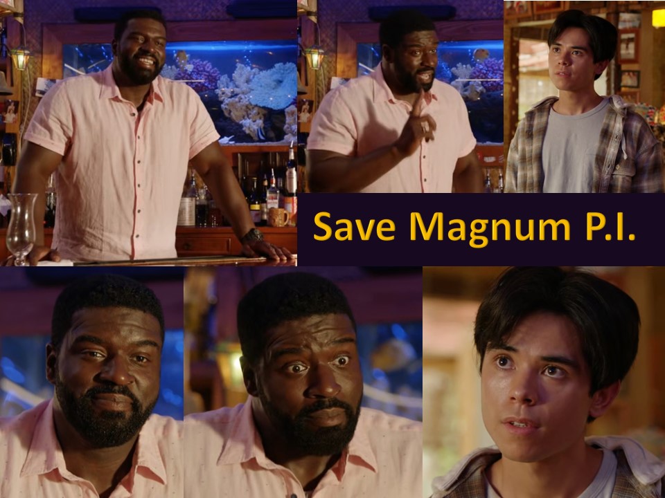 TC and Cade are so great together. @NBC needs to #RenewMagnumPI for more seasons and more great moments with these two! Please #SaveMagnumPI! #MagnumPI