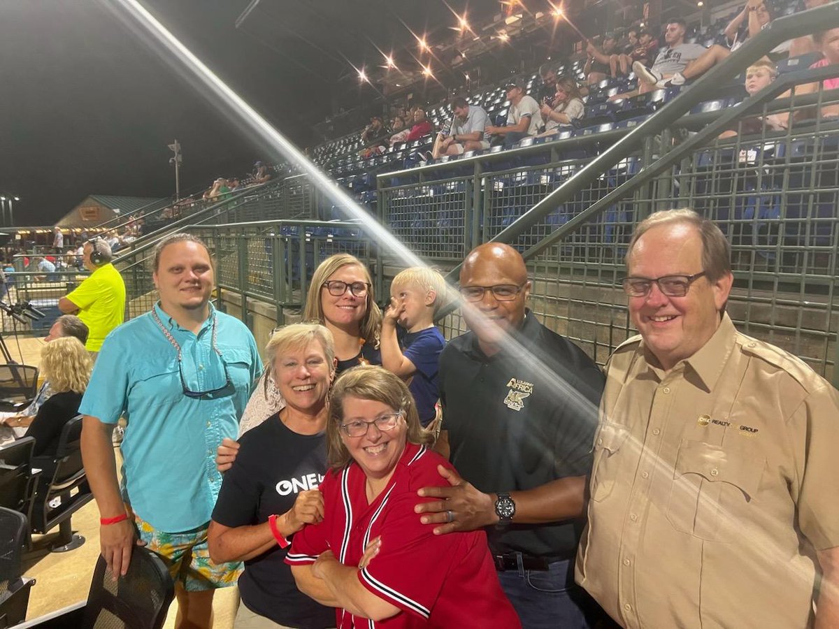 ShawnForGeorgia's tweet photo. Amazing time at Friday's Rome Braves game.  Met a lot of amazing people who are ready to get to work defeating Marjorie Taylor Greene.  Looking forward to another game soon! https://t.co/7gopRy7Yhc