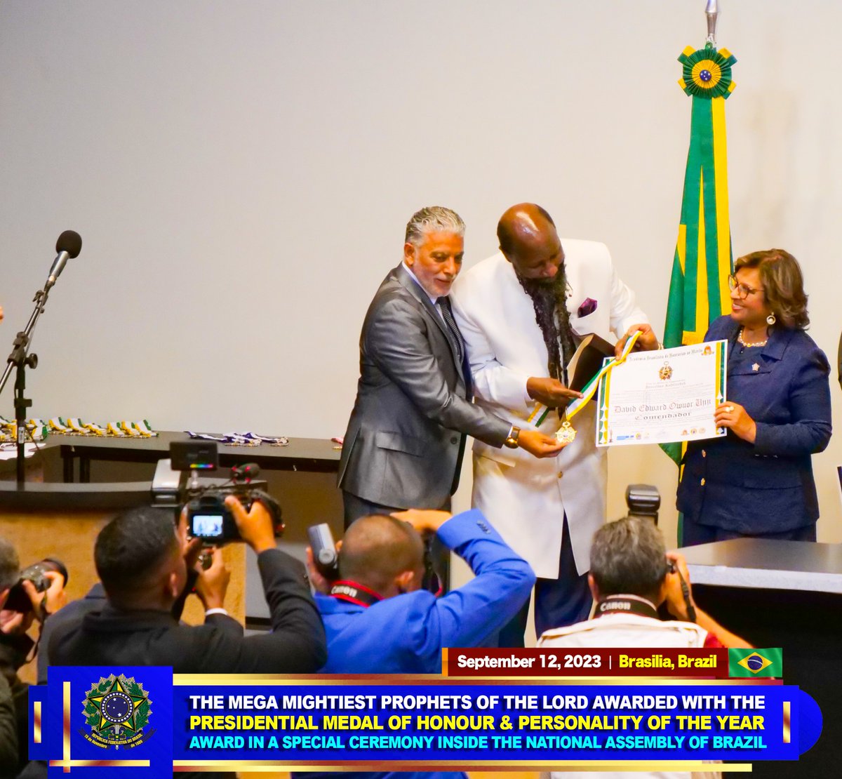 PicotyChelangat's tweet photo. #PresidentialHonor from Brazil. https://t.co/WKOyo5NUSt