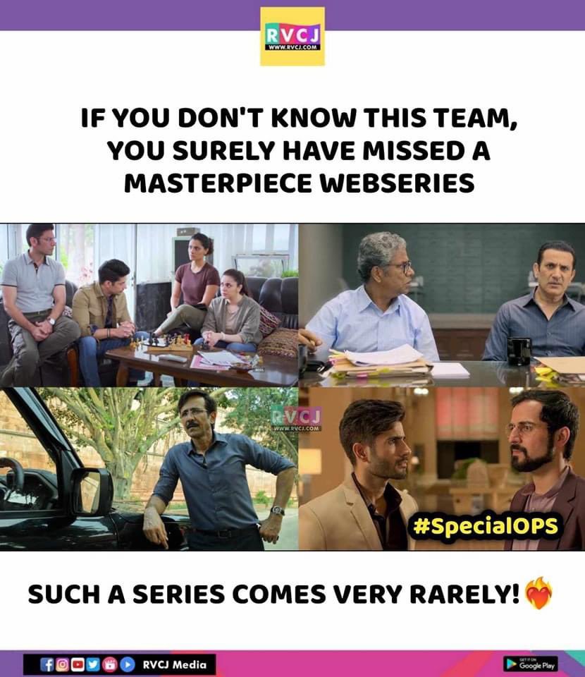 rvcjmovies's tweet image. Special ops ❤️

#specialops #kaykaymenon #karantacker #neerajpandey #webseries #series #rvcjmovies @kaykaymenon02 @karantacker @neerajpofficial