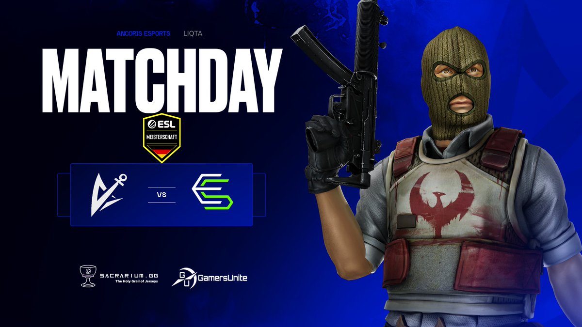 Matchday 4 der #ESLMeisetrschaft by <a href="/99DAMAGEde/">99Damage</a> für Ancoris Liqta in der Division 4!🔥

🆚<a href="/Eternal_Synergy/">Eternal Synergy</a>
📺twitch.tv/deraless
⏳ 19:00 Uhr 

⚓️ <a href="/mrtnscs/">martens</a> 
⚓️ @CptPaulAntooon 
⚓️ <a href="/Flown1x/">Flown1x</a> 
⚓️ <a href="/Karik_TV_/">KarikTV</a> 
⚓️ @WeissBastl2002 

#AHU