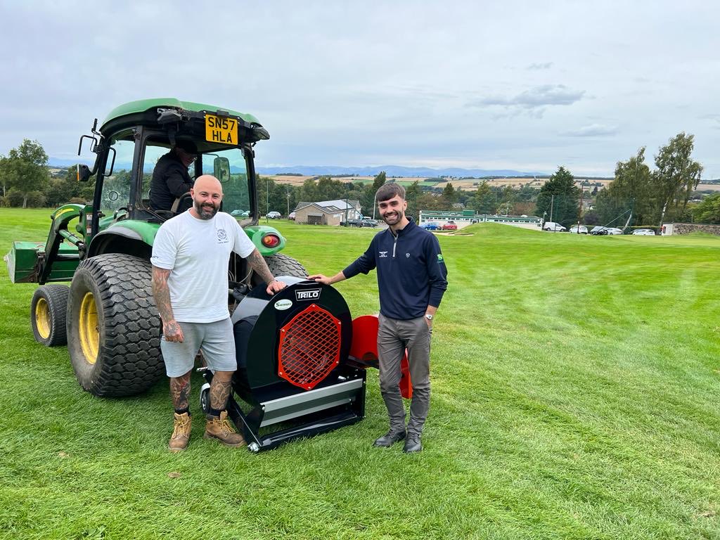 Thank you to ⁦@philmonty33⁩ and ⁦@linlithgow_gc⁩ for choosing ⁦@SherriffG_care⁩ and the superb ⁦@Trilo_equipment⁩ B7 Blower delivered right in time for autumn clearance work! ⁦@JackSherriffs⁩ ⁦@Sherriffgroup⁩ ⁦@BIGGALtd⁩ ⁦@thegma_⁩