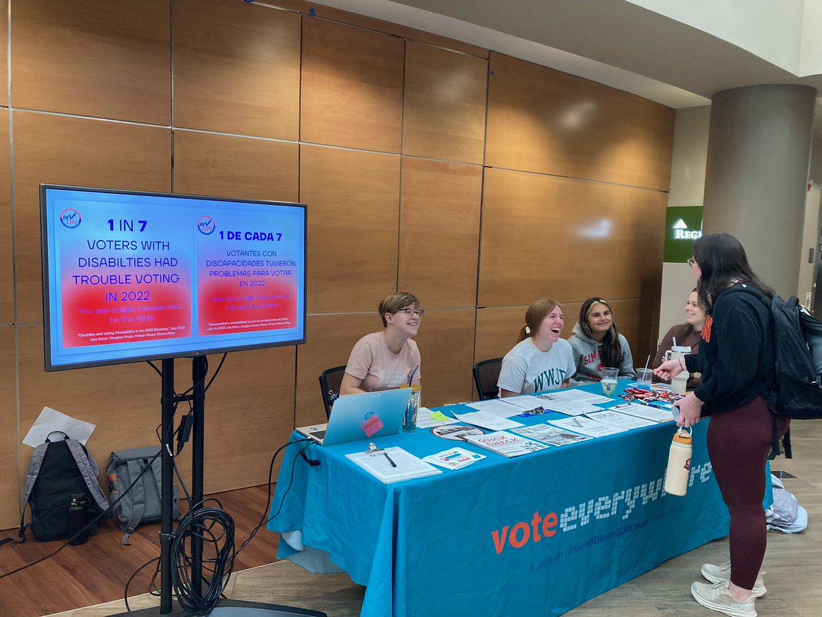 SimpCoAGF's tweet photo. Tabling today from 11pm-1pm! #DisabilityVote #RevUp2023 https://t.co/L9NmJWtr5B