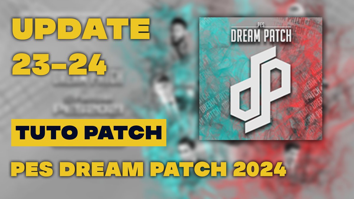 Raphpes's tweet photo. Nouveau tuto sur la chaîne pour installer le PES Dream Patch saison 2023-2024 : 🛠️
#efootball #pes2024 #pesdreampatch #efootball #pes #raphpes https://t.co/41tj5foBSJ