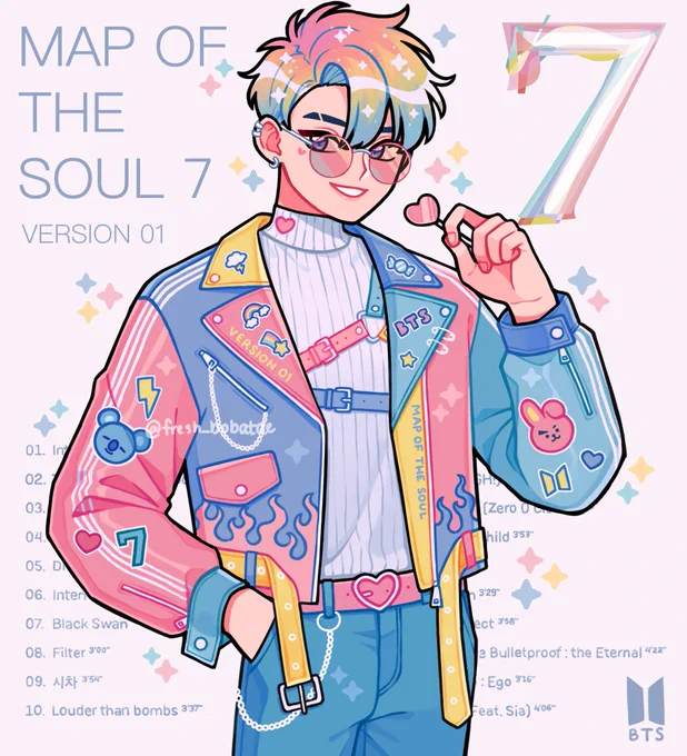 MOTS 7 album gijinkas  which version do you like? 
