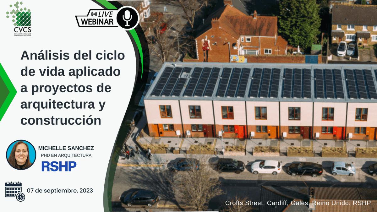 Webinar Análisis del ciclo de vida aplicado a proyectos de arquitectura y construcción.

Ya esta disponible en nuestro canal de youtube este excelente webinar que fue dictado por Michelle Sanchez, PHD en Arquitectura y Directora de Sostenibilidad en RSHP

youtu.be/GwJ96IFA1EM?si…
