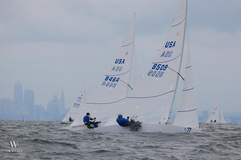 2023 Star Western Hemisphere Championship at Cleveland Yachting Club Day 2 - Steady winds of 10-15 knots in Cleveland, Ohio sail-world.com/news/266516/?s…