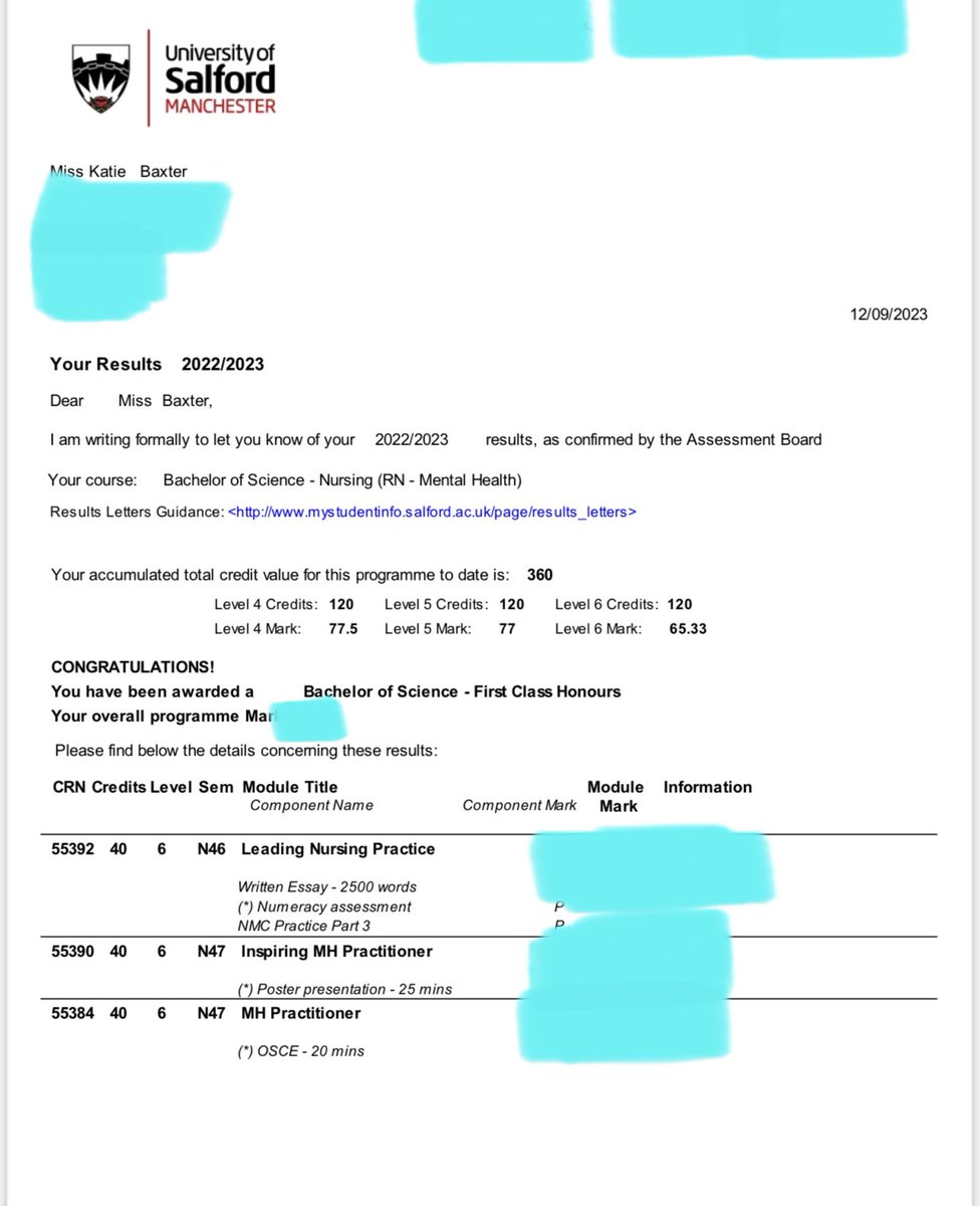 Katie Baxter (@katiebaxter45) on Twitter photo First Class Honours and officially NMC registered! <a href="/UoS_HealthSoc/">UoS Health & Society</a>
Can’t wait to start in October with <a href="/Mersey_Care/">Mersey Care NHS FT 🏳️🌈</a> 🩵 First Class Honours and officially NMC registered! <a href="/UoS_HealthSoc/">UoS Health & Society</a>
Can’t wait to start in October with <a href="/Mersey_Care/">Mersey Care NHS FT 🏳️🌈</a> 🩵