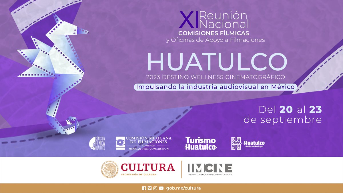 COMEFILM's tweet image. ¡TODO LISTO EN HUATULCO!

11a. Reunión Nacional de Comisiones Fílmicas y Oficinas de Apoyo a Filmaciones 2023 📷

Impulsando la industria audiovisual y cinematográfica de México. 📷
#FilmInMéxico
#11aRNCF