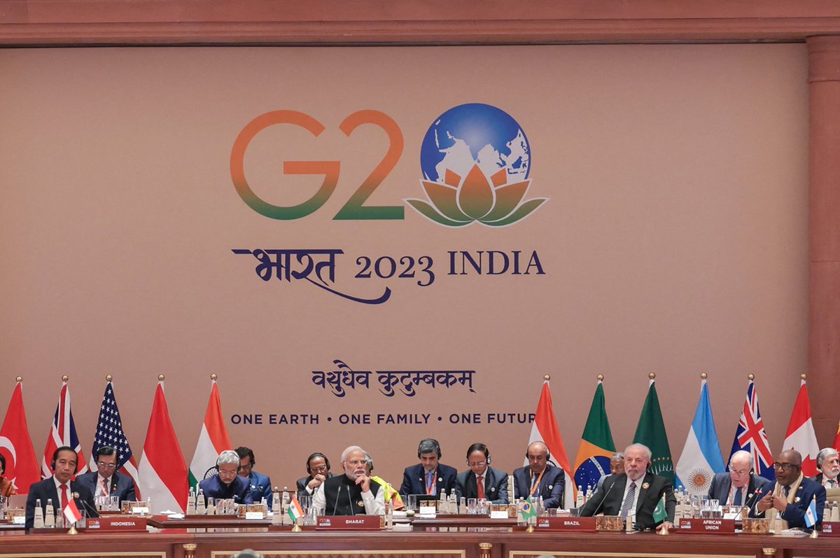 PM @narendramodi's leadership is powerful and global as it promotes #development by increasing international cooperation. Likewise, we at #AaravSolutions want to usher in a framework for #AI, smart city development, and other tech-enabled solutions.
 #economicgrowth #G20Summit