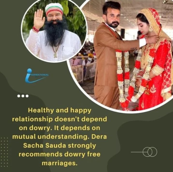 Ankita2081502's tweet image. Saint MSG Insan said that a perfect relationship between husband &amp;amp; wife exists with understanding and not compromising. Supporting and respecting each other make it stronger than ever. 
#TipsForHealthyRelationship